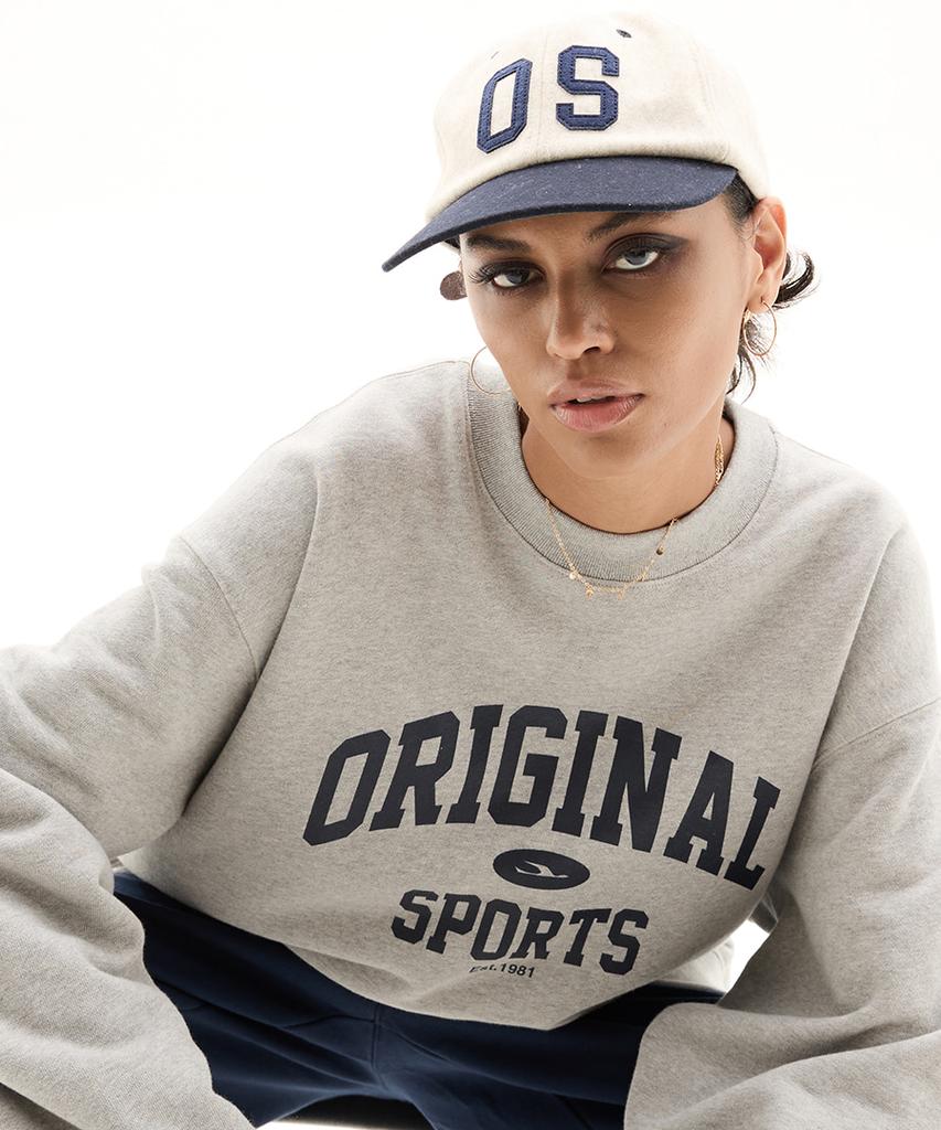 PRO-SPECS Arch Logo Crew Neck Sweatshirts M.Gray