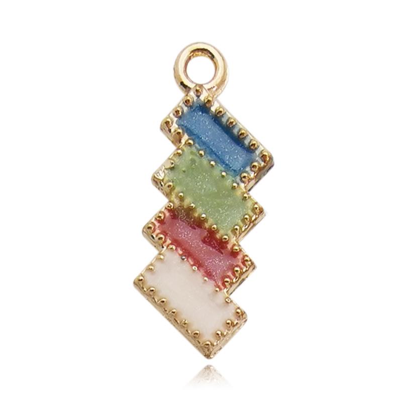 Summer Charm Drip Oil Earrings & Necklace Set - Cute Student Style Dangle Pendant Accessories