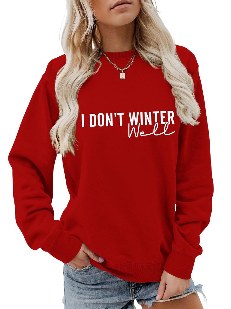 Women's Casual European & American Winter Pullover Sweatshirt