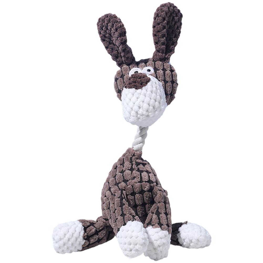Pet Dog Toy Cute Plush Squeak Stuffed Toys Cartoon Puppy Dog Toy Puppy Teething Chewing Pet Dog Chew Squeak Toy Dog Accessories