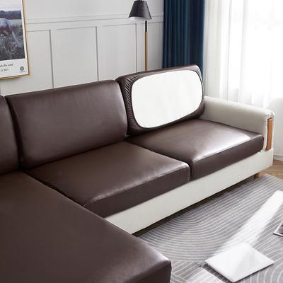 Leather Sofa Seat Cushion Cover Waterproof Chair Cover Stretch Washable Dustproof Removable Slipcover Sofa Protector
