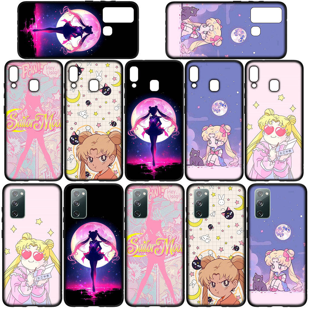 Phone Case for iPhone 17 16 15 Xiaomi Poco F8 F7 X7 M8 C85 C75 C71 Redmi Note 14 13 12 11 Pro Max A3 A4 14C 13C 15C Wallpaper Sailor Moon Girl Cover