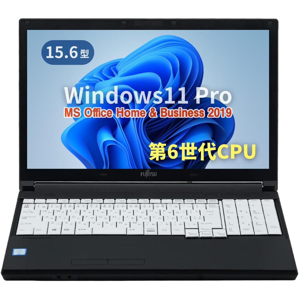 Refurbished LIFEBOOK A576 Celeron Windows 11 MS Office Home Breakfast Wajun 16GB 256GB SSD Laptop, 15.6-inch, 10-Keyboard, 3855U, Pro, & 2019, Webcam,
