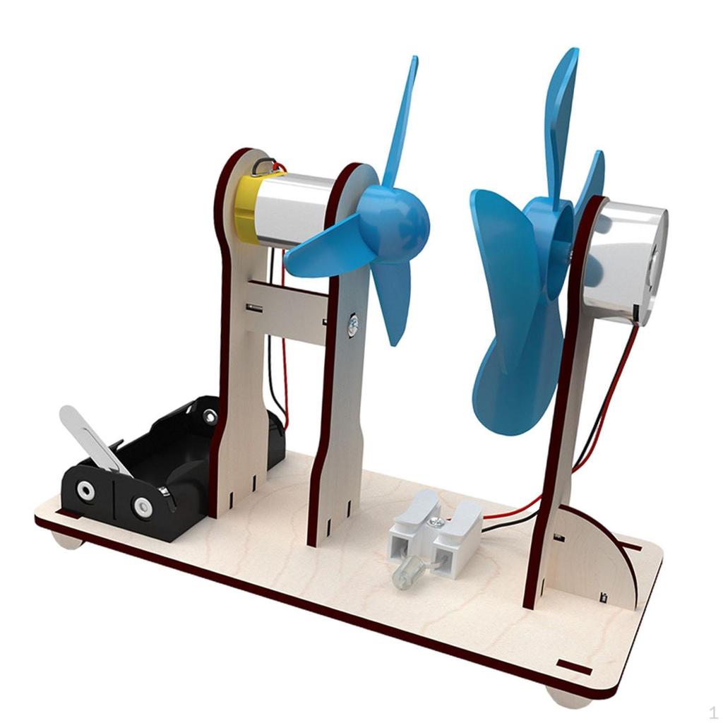 Electricity Power Generator Model Wooden Stem Models Building Toys Project DIY Educational
