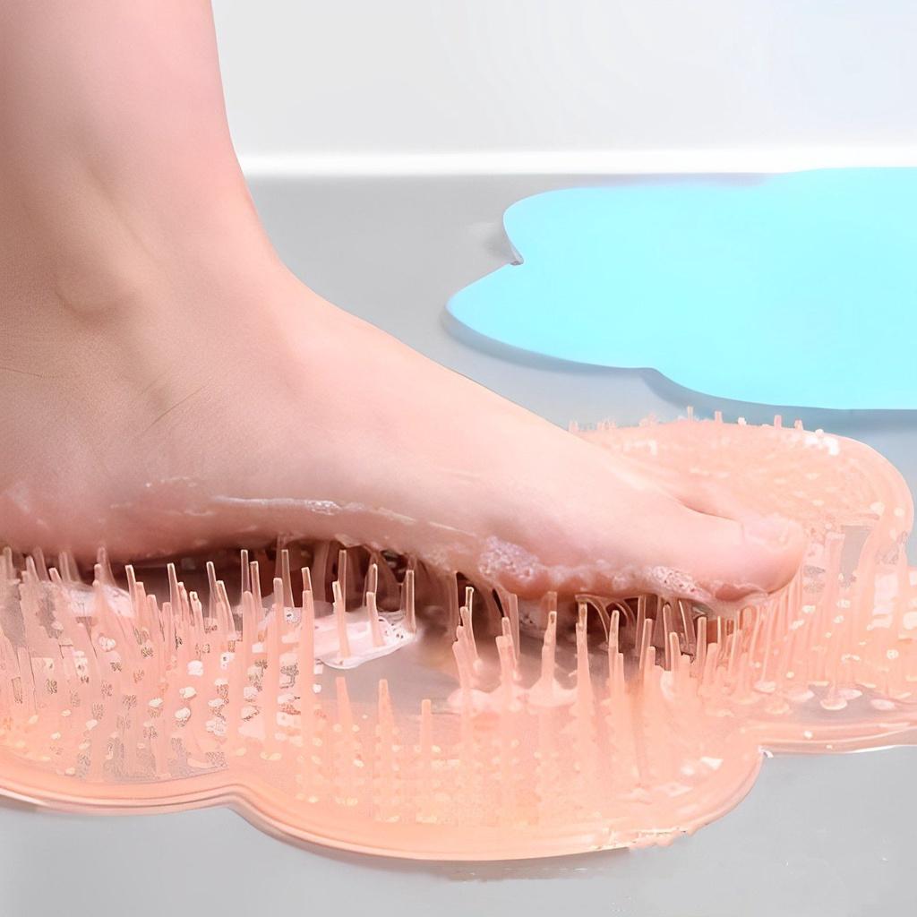 Oversized Shower Foot Scrubber For Effortless Foot Cleaning And Massage