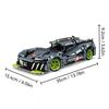 Non-Toxic New Technical 9X8 Hybrid Hypercar Speed Racing Car Building Blocks Moc Sports Car Model Birthday Halloween Christmas Gifts