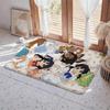 Anime T Tamako Market Floor Mat Eco  Flannel Doormat Non Slip Odorless Indoor Floor Rug Soft Short Plush Home Mat