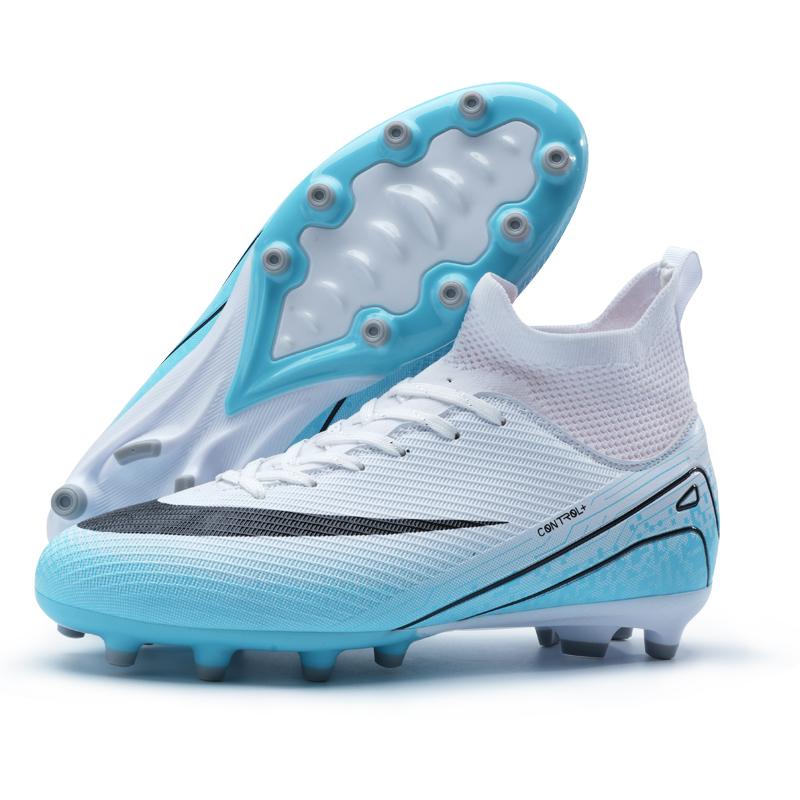 

Gentlemen s FG New Football Boots Grass Tenis Resistant High Quality Male Soccer Shoes Ankle Match Breathable Football Shoes Training 34