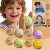 Colorful Dumpling Squishes Stress Balls Fidget Sensory Toys Simulation Food Squishies Bun With Steamer Dough Ball Gifts
