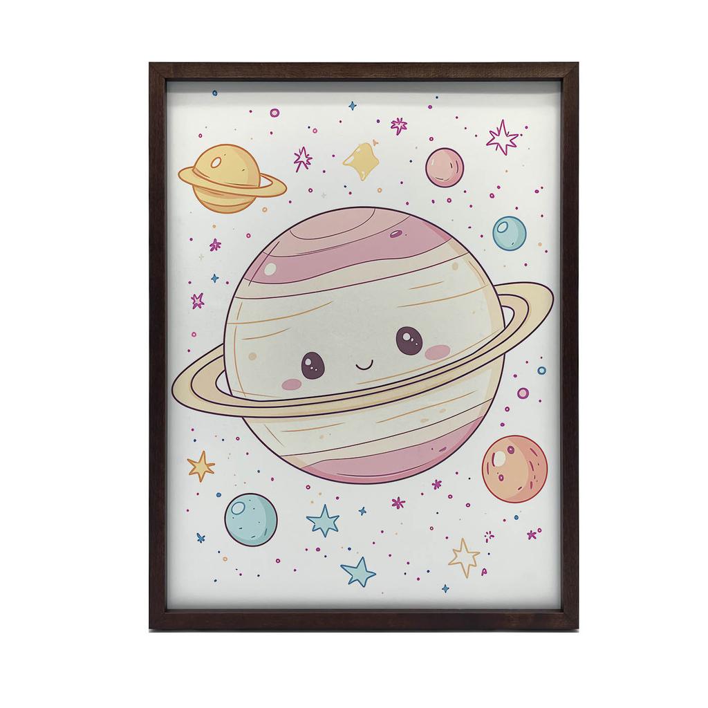 Plakat Urocza Planetka Plakat Urocza Planetka, 50X70 Cm, Bez Ramy, Płótno Premium Na Blejtramie