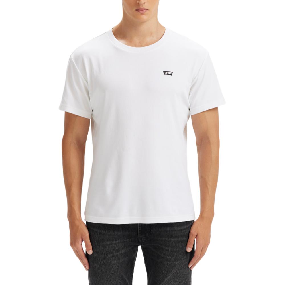 Levi's T-Shirts Men's White Crew Neck Moderate 003N3-0000