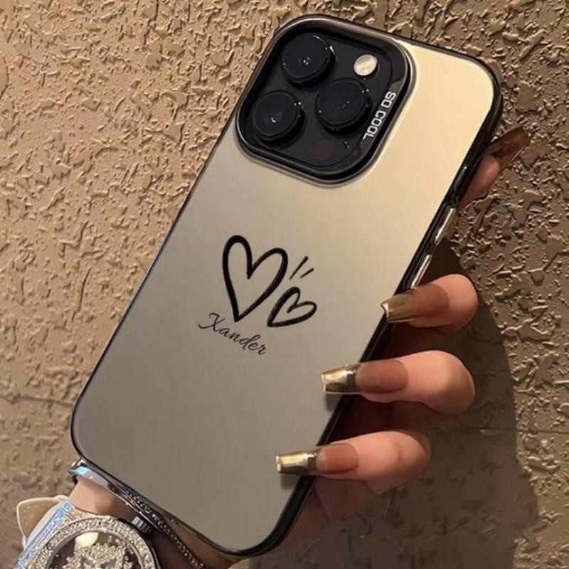 

New Heart Apple iPhone 17 Pro Max Case: Energetic Shell, European & American Style, Cross-border Design for Models 13-16. iPhone Xs