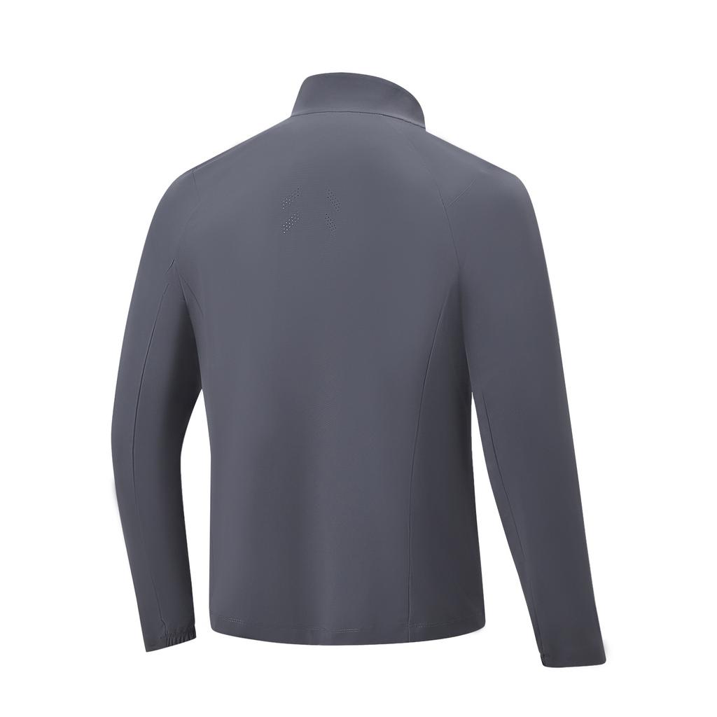 Li Ning Honor Gold Standard Zipper Solid Color Stand Collar Jacket Men jackets AYYW029-3
