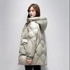 Nová kolekcia zimného oblečenia: Kórejský voľný bavlnený kabát pre mamu Fashoin Coat Down Cotton