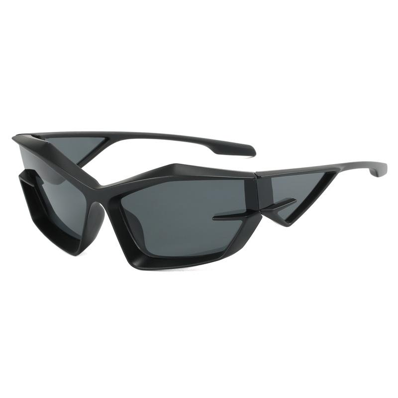 Millennium Babes Retro Cat Eye Punk Sunglasses Men And Women Hipster Futuristic Alien Function Wind Sunglasses Sunglasses