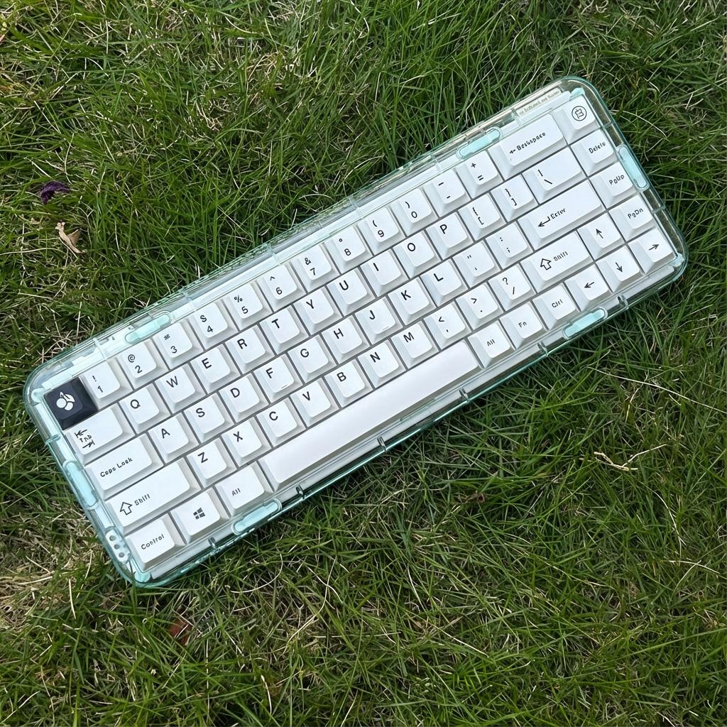 Xiaomi [In stock] Minimalist white Japanese Keycaps Dye-Sub Cherry profile 125 Keys PBT Material