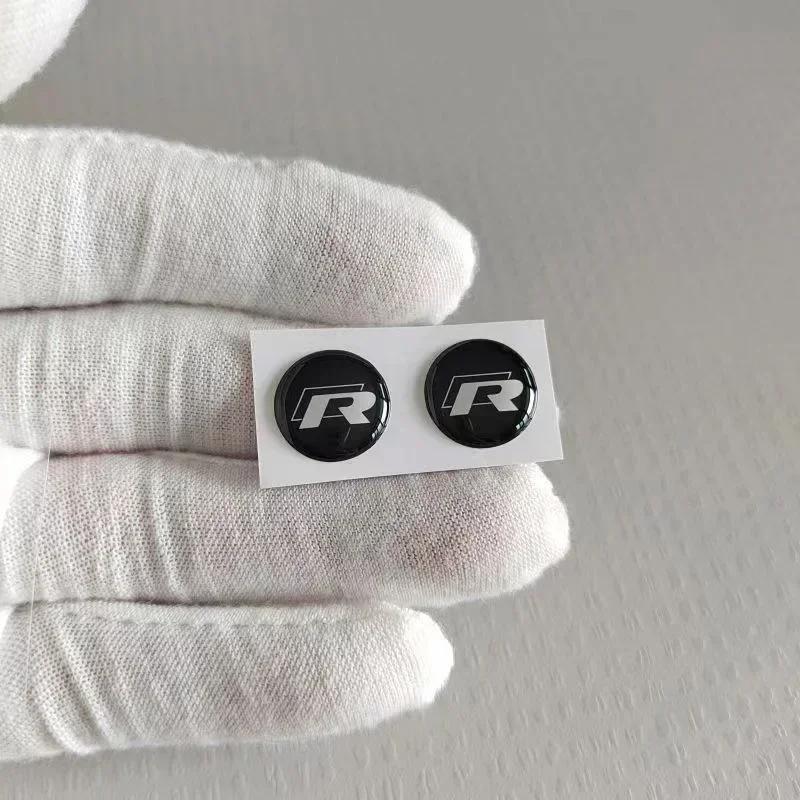 YNEPB1 Car Key Sticker Auto Control Keychain Accessories For Volkswagen VW Rline R GTI Golf Polo Passat Magotan Tiguan Bora Jetta T-ROC