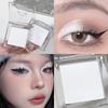 Matte Highlighter Powder In White-Natural 3D Brightening Eyeshadow Long-Lasting Eye Makeup Palette Brighten Face High Gloss