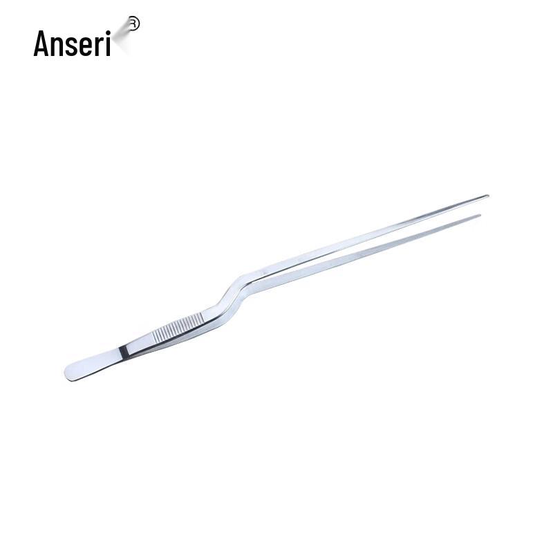 Stainless Steel Curved Tip Multipurpose Tweezers 23cm