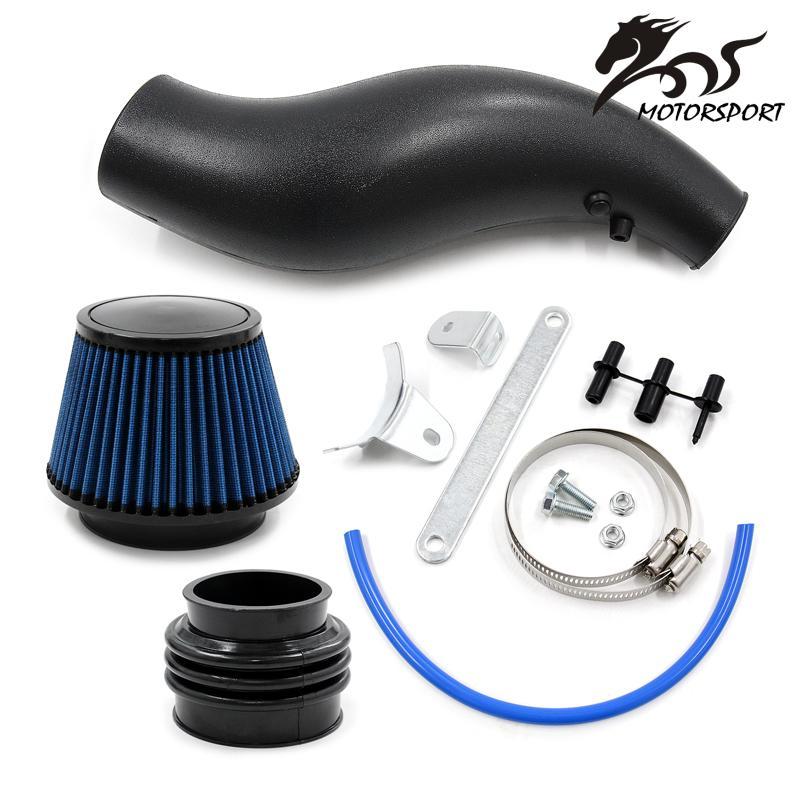 Tubo de Admissão de Ar de Plástico Para Honda Civic 92-00 EK EG com Tubo de Admissão de Filtro de Ar Preto