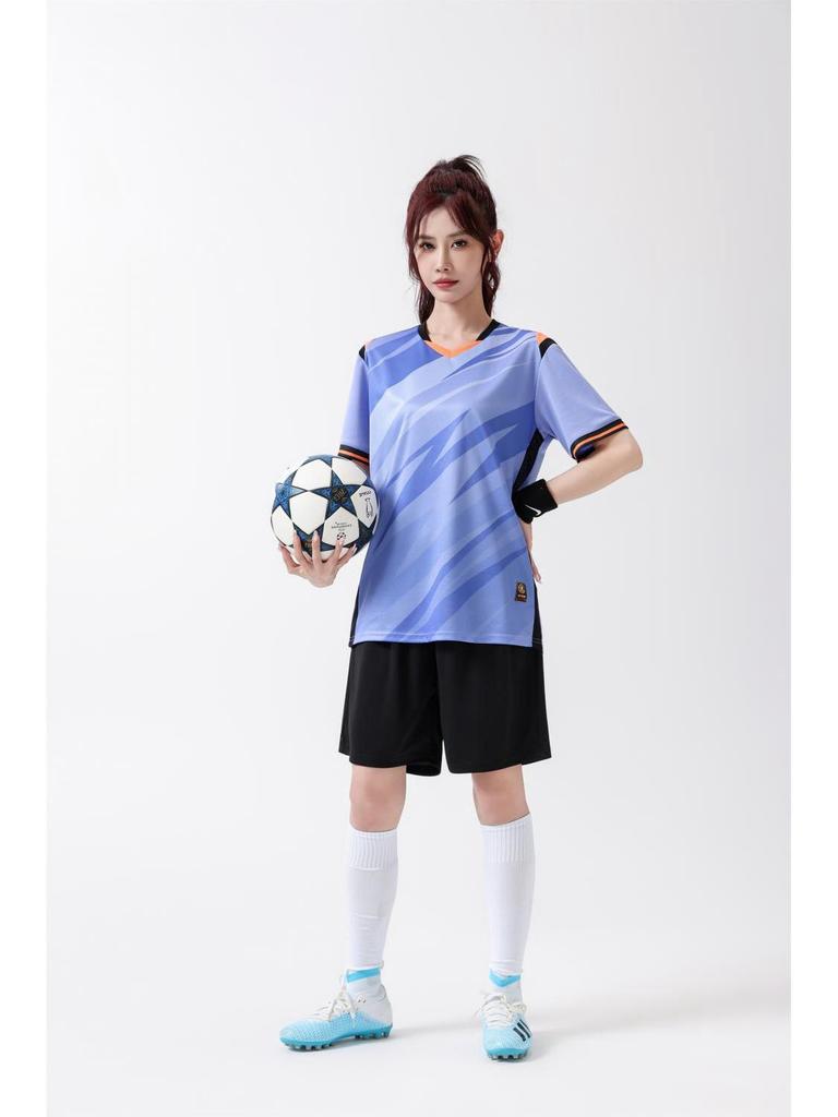 Unisex Short Sleeve Soccer & Badminton Team Uniform Set for Adults & Kids