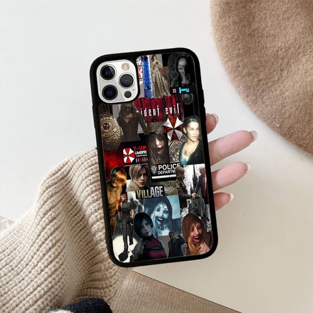 

Game R-Resident E-Evil PC+TPU Phone Case For IPhone 17 16 15 14 13 12 11 Pro Max Plus Kawaii Cartoon Cover iPhone 15pro max