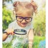 Lente d'ingrandimento portatile con portachiavi con ingrandimento 10X per la lettura all'aperto