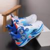 Nezha 2025 Boys' Waterproof Lightweight Leather Basketball Shoes
