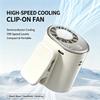 New Semiconductor Cooling Clip Fan, Portable USB Waist & Umbrella Clip Mini Cool Fan with Strong Wind