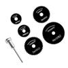 5Pcs HSS Mini Circular Saw Blades Wood Metal Cutting Electric Drill Rotary Blades with 3.17mm Connecting Rod