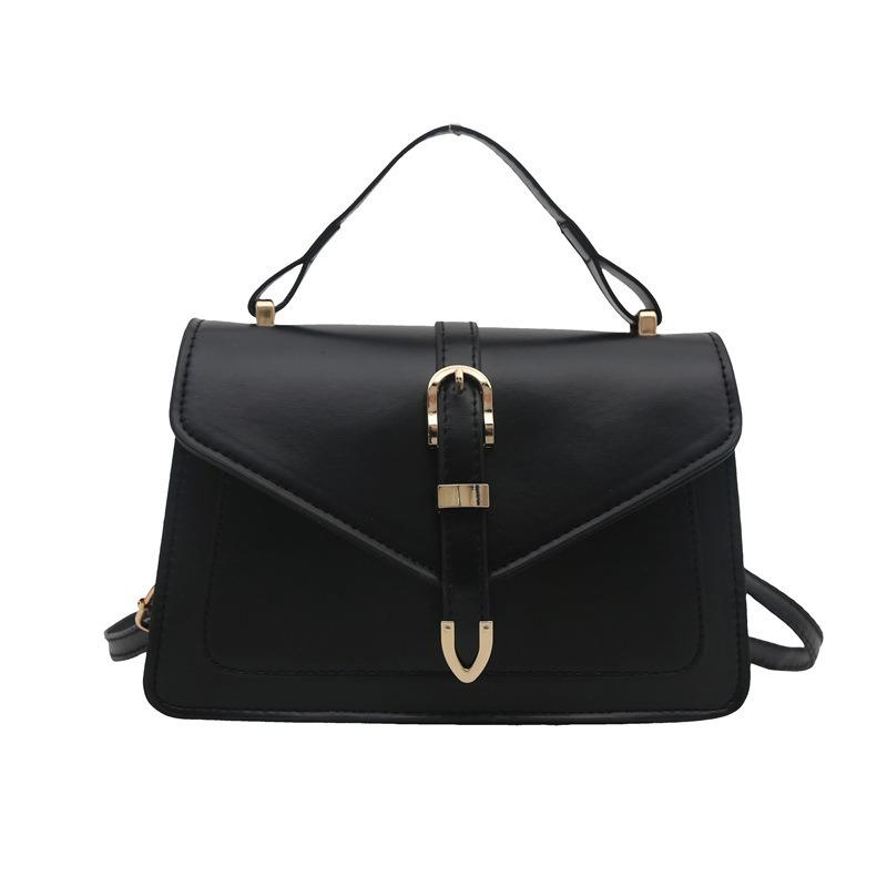 Personality Trend Women's Bag New Fashion Portable Messenger Bag Solid Color Shoulder Small Square Bag