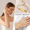 Free Customized Medical Bracelet for Women Customized Name Date Chain Bracelets Hypoallergenic Stainless Steel Jewelry Gift