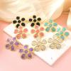 Colorful Temperament Earrings: European & American Style Studs