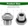 Getriebeölkühler Ölschlauchverbinder YL3Z7D273AA für 2001-08 Ford F-150 | Kompatibel mit 2001-2005 Ford Expedition, 2006-2008 Lincoln Mark LT,
