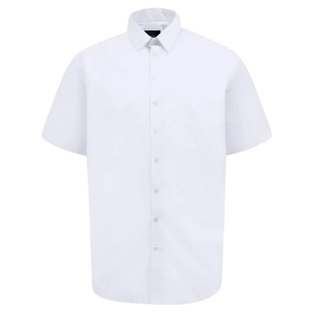 Duke Mens D555 Lucas Stretch Kingsize Short-Sleeved Shirt