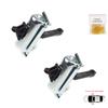 EDP737-1 2 Pieces Front Left AND Right Door Hinge Stop Check Strap Limiter for Ford Ranger ER ET EQ ES 1998-2012 2M34J23552BA
