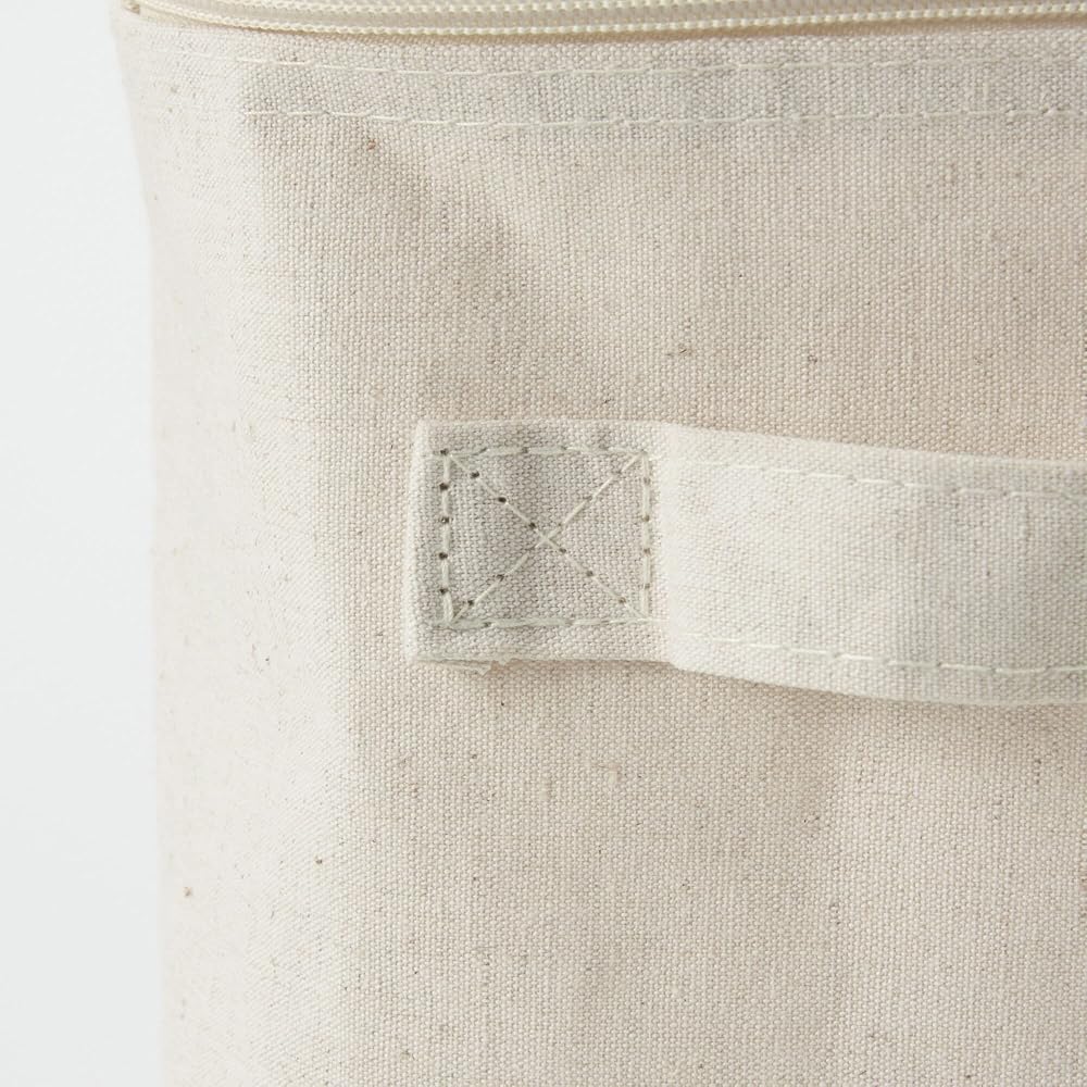 MUJI Soft Box, Medium, 185cm (W) X 26cm (D) X 26cm (H), Polyester Linen, Rectangular, with Lid,