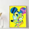 Full Round Diamond Painting Mickey and Goofy Art Rhinestone Picture Mosaic DIY 5D Cross Stitch Embroidery Home Decoration
