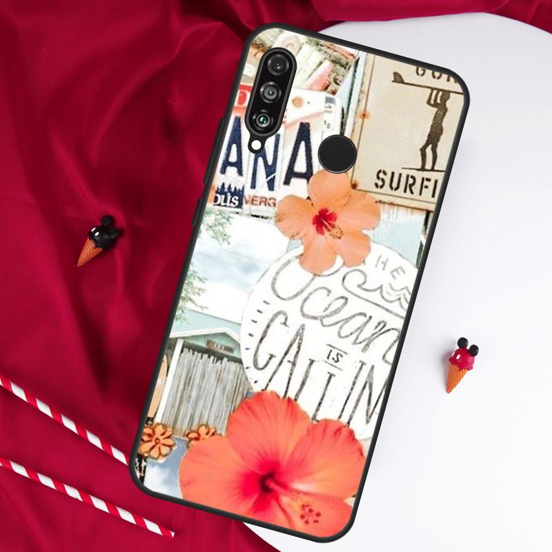 Summer Aesthetic Collage For Huawei Nova 5T 9 10 SE 7i 8i 11i 12i Y73 Y90 Y70 Y72 Y61 Y91 Y60 P20 P40 P30 Lite Case