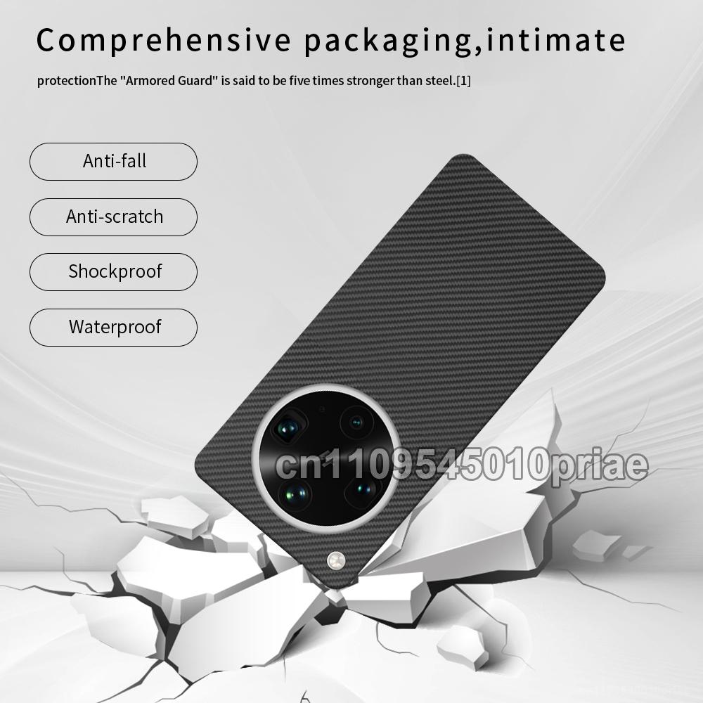 600D Real-thin Carbon Fiber Phone Case for Oppo Find X9 Ultra Vegan Leather Edition Case Aramid Fiber Fabric Thinhard Magnetic