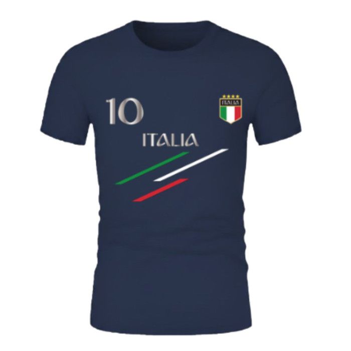 Ensemble foot homme Style Italie - Maillot & Jogging léger - Collection Printemps / Été - - Bleu