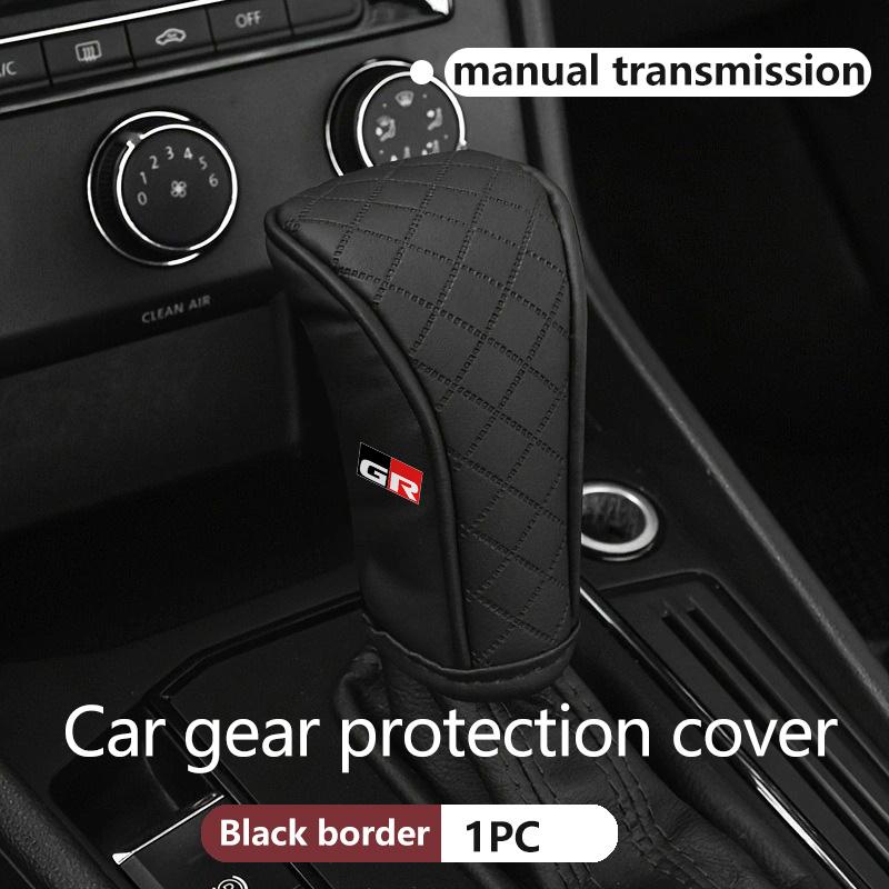 

For Toyota Car Center Console Gear Shift Knob Protection Cover Handle Case Crown GR Corolla YARIS Auris C-HR Hilux Vios Prius