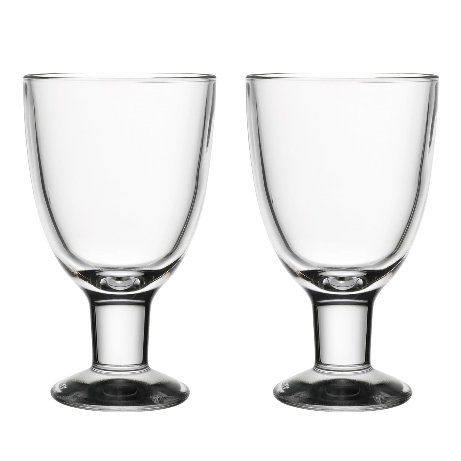 

[Officially Imported] Arabia Verna Universal Glasses, Approx. 220ml, Pair (2 Glasses), Clear, 1071986