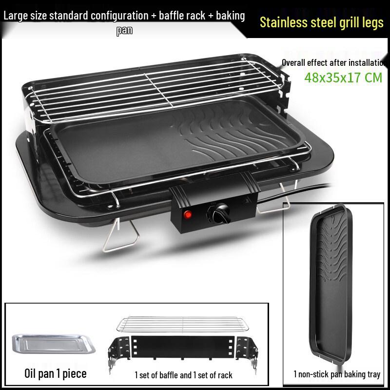 Yipan Large Indoor Electric BBQ Grill Set
