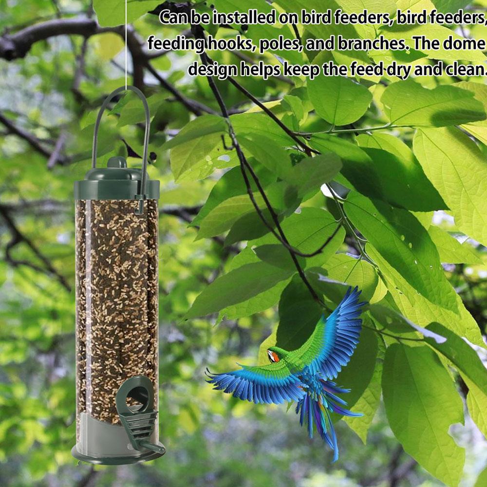 Hängendes Vogelfütterungswerkzeug, Gartenkoppel, Vogelfutterspender, Heimtierbedarf, Außendekoration, Wildvogelfutterspender, PVC-Rohr-Futterspender