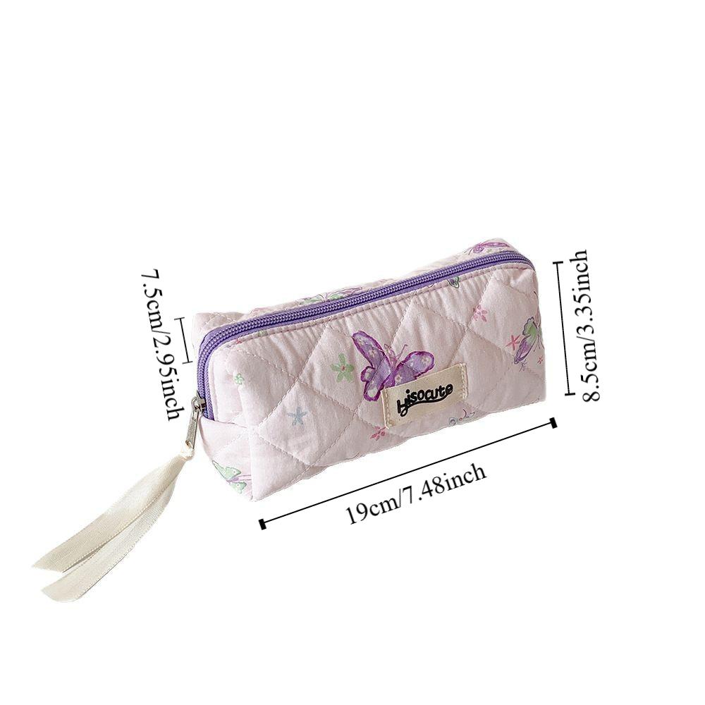 Desktop Storage Korean Style Pencil Case Butterfly Ins Pencil Pouch  School