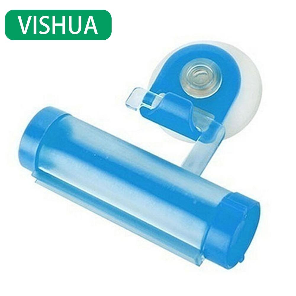 Kunststoffgerät - Eine Saugfußpresse zur bequemen Aufbewahrung und zum gleichmäßigen Ausdrücken von Zahnpastatuben