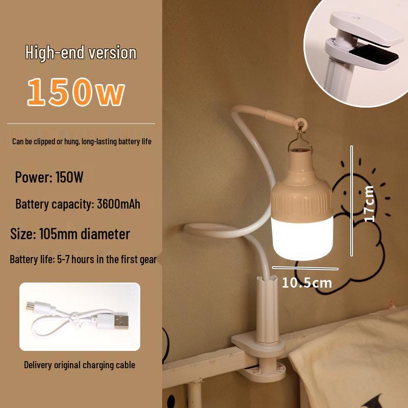 Clip-On Bunk Bed Night Light - Hanging Lamp for Bedside & Curtains