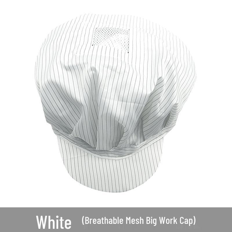 Unisex antystatyczna pyłoszczelna czapka robocza do pomieszczeń czystych i warsztatów spożywczych