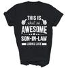 Geweldige schoonzoon looks van schoonmoeder Unisex shirt cadeau
